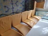 6 Stühle, gepolstert Kunstleder, gelb , zu verschenken Niedersachsen - Braunschweig Vorschau