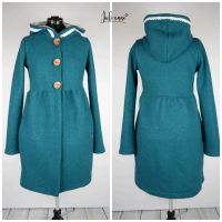 Handmade Damen Walk Mantel Jacke Jumi Farbe Petrol *Wunschgröße* Brandenburg - Biesenthal Vorschau