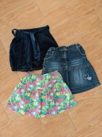 3x Rock Ballonrock Jeansrock Sommerrock 128 Herz Blume blau ab 4€ Kiel - Suchsdorf Vorschau