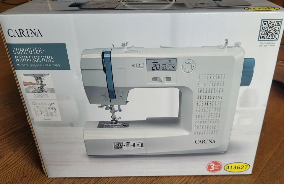 Carina Computernähmaschine »SCNM 100 A1«, mit 100 Stichprogrammen in  Nordrhein-Westfalen - Neuss | Weitere Haushaltsgeräte gebraucht kaufen |  eBay Kleinanzeigen ist jetzt Kleinanzeigen