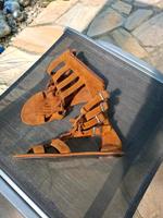 Sandalen Boho mit Fransen Gr. 39 Buffalo braun Bayern - Gars am Inn Vorschau