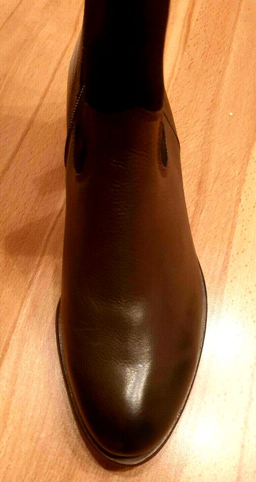 Högl Exklusive Stiefel Echt Leder Braun Gr. 37 UK 4 Neu. NP 159 in Dresden