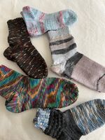 Socken, selbstgetrickt bunt Rheinland-Pfalz - Speicher Vorschau