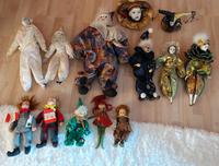 13 stk. Porzellan Biegepuppe Harlekin  Clown Sammler-Puppe Bayern - Eberfing Vorschau