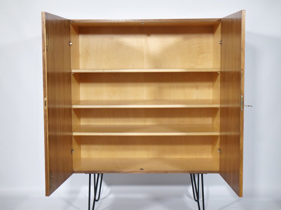 Nussbaum Sideboard Hairpin Schrank Vintage Kommode 60er Jahre in Edesheim (Pfalz)