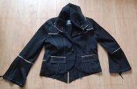 Damen Jacke Blazer schwarz mit weiß MTT Made in Twenty Gr. 42 Frankfurt am Main - Eschersheim Vorschau