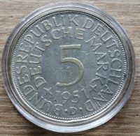 Münze BRD 5 Mark 1951 D Nordrhein-Westfalen - Bergkamen Vorschau