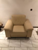 Ledersessel beige echtleder Sofa Couch Rheinland-Pfalz - Gödenroth Vorschau