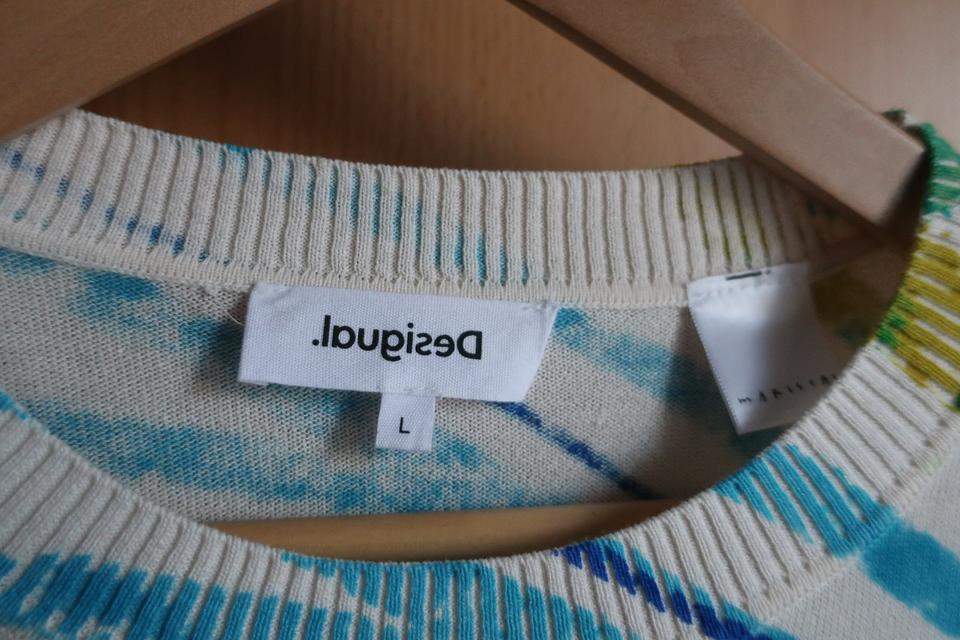 Desigual Pulli weiss/bunt Gr. L (38/40), neuwertig, ungetragen in Berlin