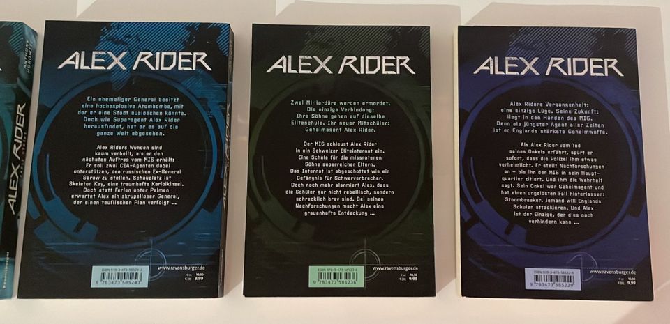 Alex Rider Band 1-6 UNGELESEN in Düsseldorf