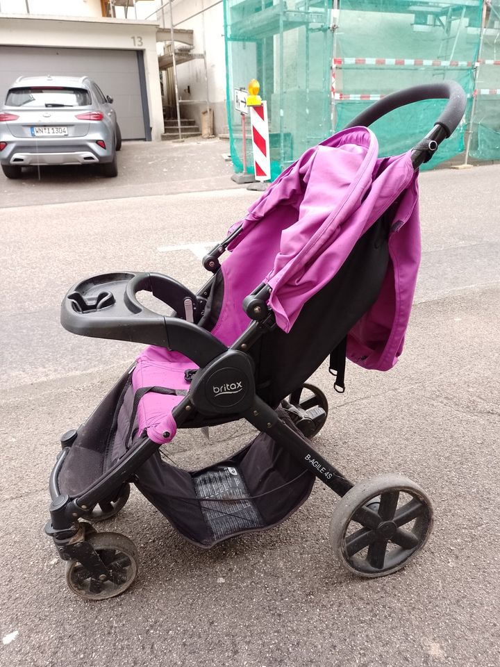 Buggy Britax B-Agile 4s lila / pink in Winterbach