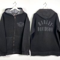 Vintage Harley Davidson Hoodie Gr.XL Grau Kapuzenjacke 90er y2k Nordrhein-Westfalen - Gronau (Westfalen) Vorschau