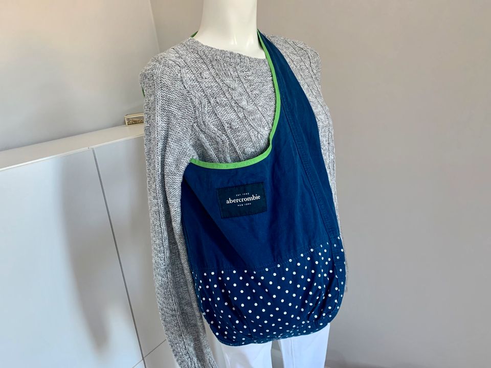 Abercrombie Fitch Tote Bag Canvas Tasche Beutel Baumwolle blau in Baden Wurttemberg Neckargemund kleinanzeigen