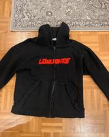 Low Lights Studio - Kaputzenjacke mit roter Frottee Aufschrift Düsseldorf - Pempelfort Vorschau