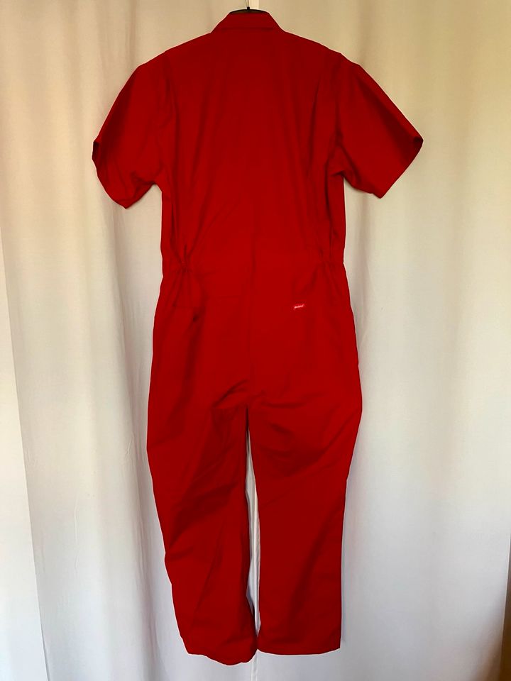 Dickies Herren Kurzarm-Overall Gr.M rot in Centrum