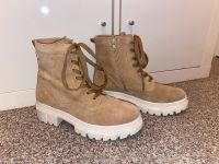 S.Oliver Stiefel Boots Leder Plateau gr. 37 beige creme Nordrhein-Westfalen - Marl Vorschau