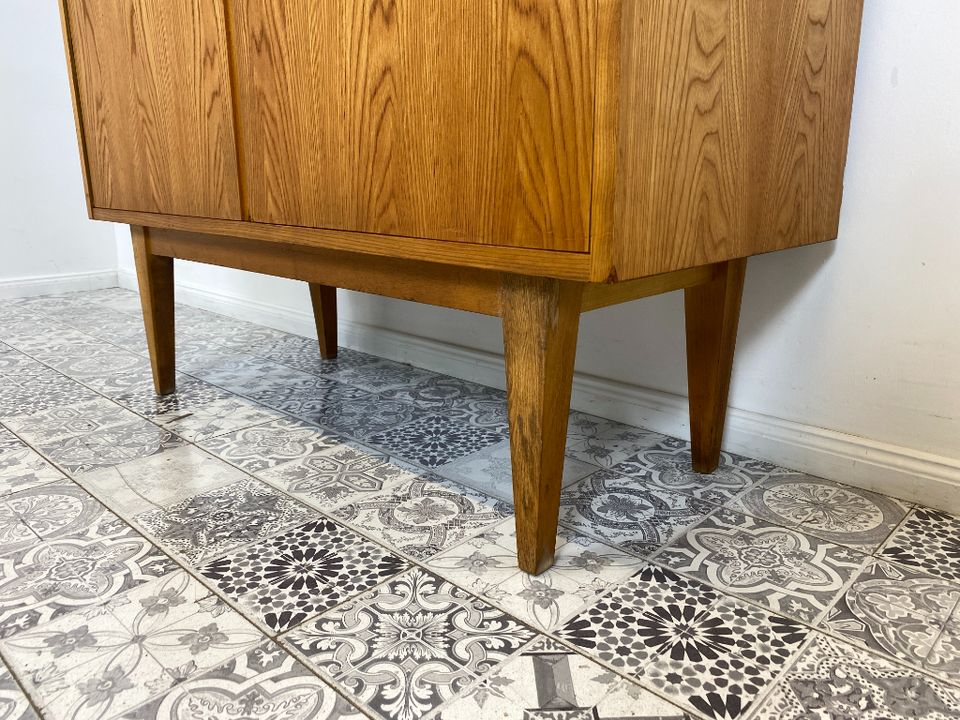 WMK Stilvolle Mid-Century Kommode 602/A aus 1961 in Senesche, ein zeitloses Original von Franz Ehrlich für VEB Hellerau# Schrank Fernsehkommode TV-Lowboard Sideboard Schuhschrank 60er DDR Vintage in Berlin