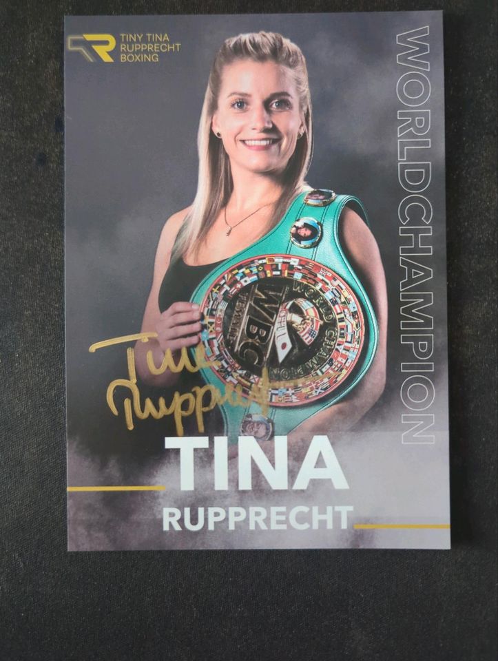Tina Rupprecht Autogrammkarte original handsigniert in Salzgitter