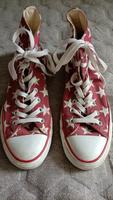 Converse 42 Rot Sterne Schuhe Weiß Chucks Bremen - Neustadt Vorschau