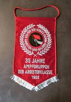 Wimpel 28x17 Satin gestickt DDR * Sozialismus Brigade SED Bauern Hessen - Bensheim Vorschau