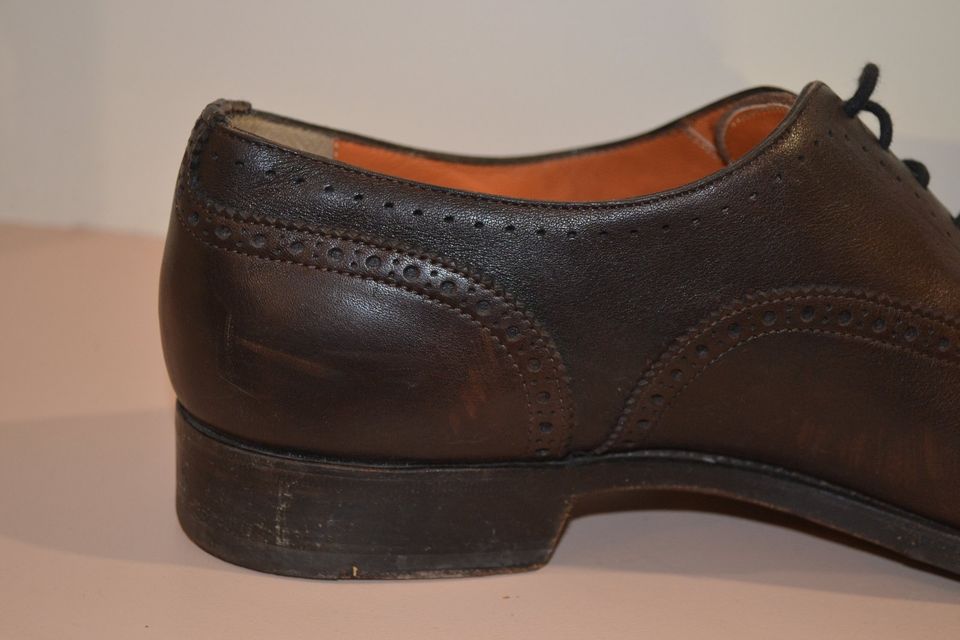 Santoni Herren Goodyear Leder Schuhe / Größe - EU45 in Buchholz in der Nordheide