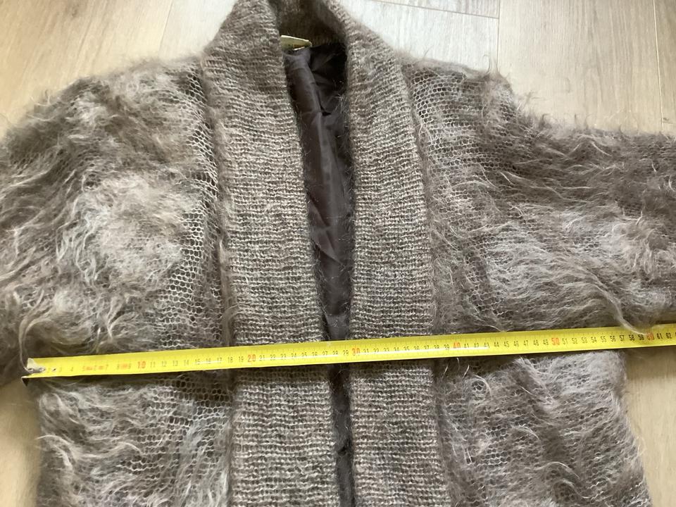 Lynn Alissot Strickjacke Cardigan 78% Mohair 13% Wolle braun in Hamburg