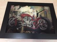 Für Motorrad Fahrer Geschenk Geburtstags Geschenk Bild für Wand Baden-Württemberg - Mannheim Vorschau