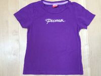 Puma Shirt T-Shirt lila Gr. 116 mit Schriftzug Mädchen Bayern - Forstern Vorschau