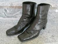 Stiefelette schwarz Leder Gr. 38,5 Gabor Block Absatz Reißverschl Nordrhein-Westfalen - Beverungen Vorschau