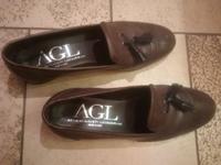Schuh AGL Loafers Mokassin Slipper Leder Luxus Quaste Business Bayern - Gilching Vorschau
