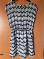 Mädchen, Sommer Kleid, ohne Arm, blau, Muster, Gr.134/140 Nordrhein-Westfalen - Nieheim Vorschau