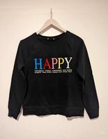 ❤️ schwarzes Sweatshirt mit Schriftzug - Sweater aus Baumwolle Baden-Württemberg - Öhringen Vorschau