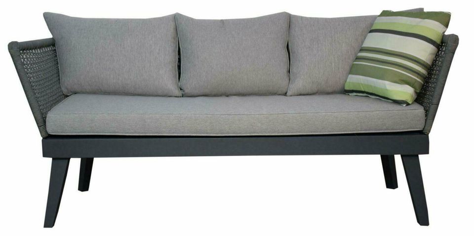 Sofa für Gartenset "Cuba" in grau Lounge Seilwicklung 799€* in Herbertingen