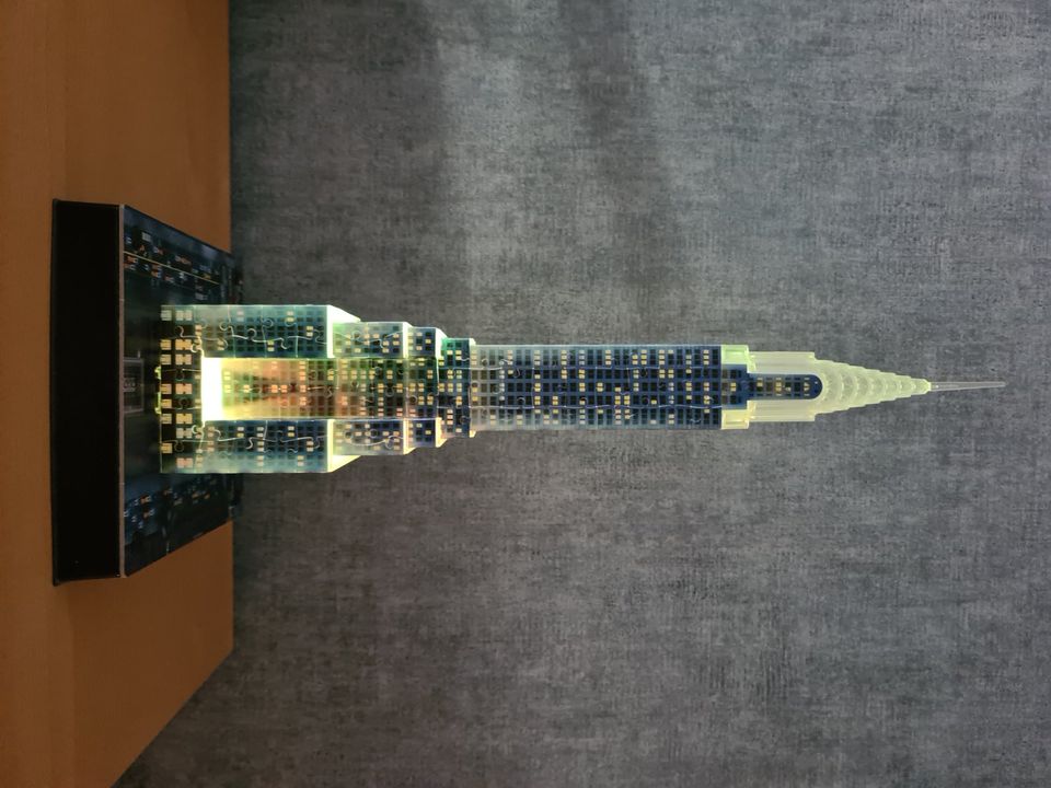 Ravensburger 3D Puzzle Chrysler Building bei Nacht, mit 24LED in Greußen