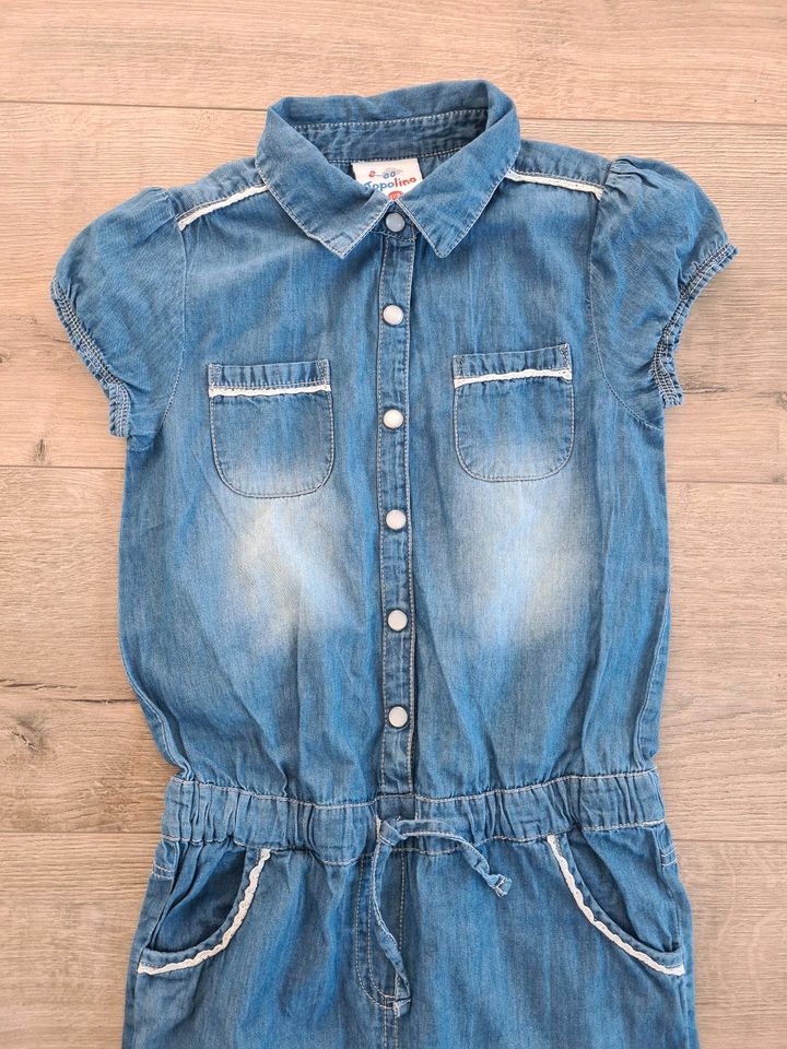 Overall Jeans Gr. 128 topolino blau Mädchen Sommer in Paderborn