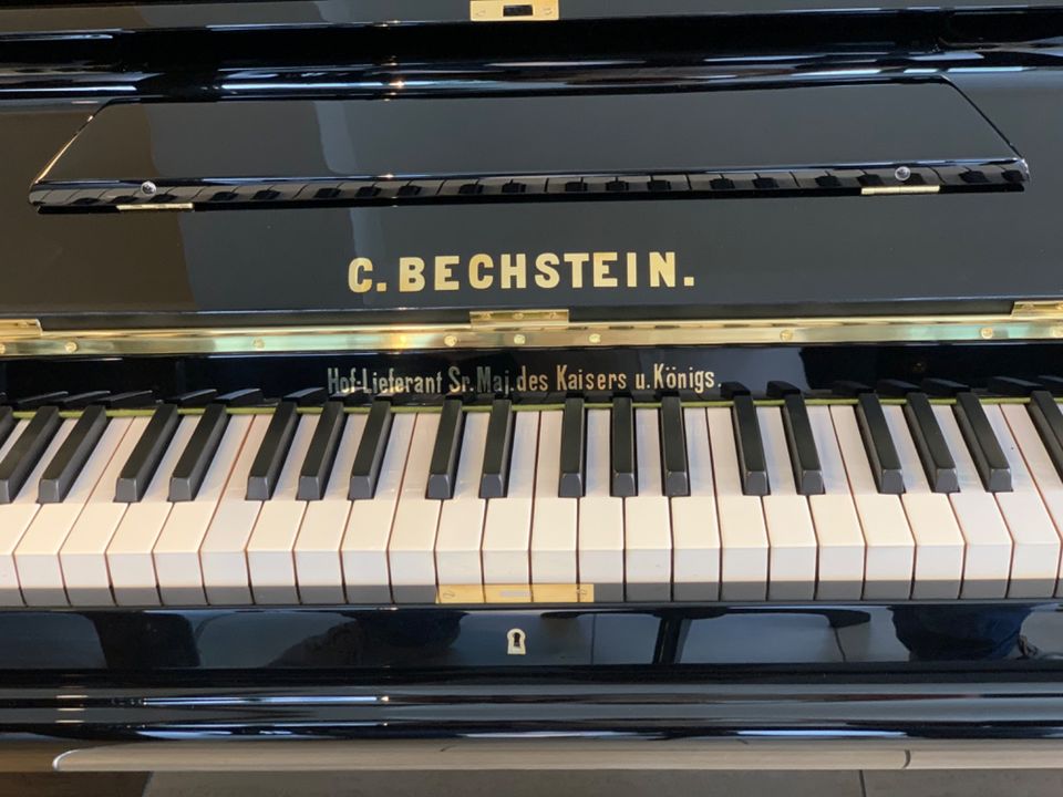 C. Bechstein Klavier, Modell 130cm, schwarz poliert in Tübingen