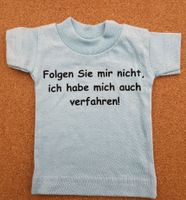 Mini T-Shirt mit Spruch 3 Saugnapf Bügel für PKW Wohnmobil -wagen Niedersachsen - Weyhe Vorschau