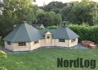 NordLog Grillkota 9,2 + 16,5 m² Grillhaus Grillhütte Gartenhaus Baden-Württemberg - Weil der Stadt Vorschau