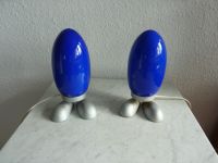 2 x Lampe Ikea Vintage blaues Glas Paar Tischlampe Nachttisch Niedersachsen - Seevetal Vorschau