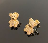 Teddybär Gold Ohrstecker 585 Goldkette Königskette Plattenkette Berlin - Neukölln Vorschau