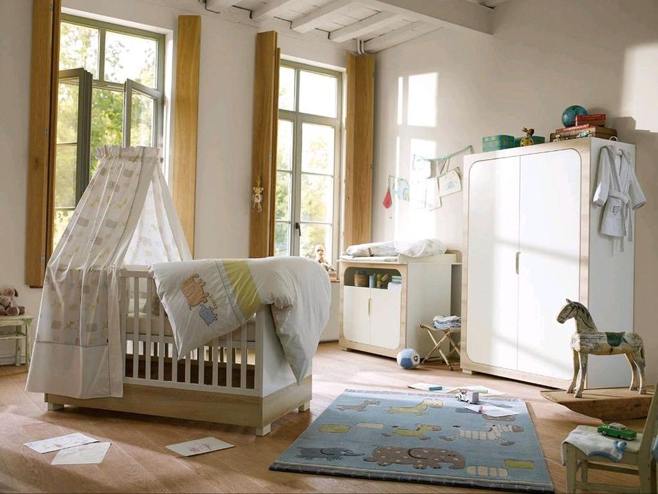 ESPRIT Babyzimmer 5tlg Bett Wickelkommode Schrank Kinderzimmer in Rheine