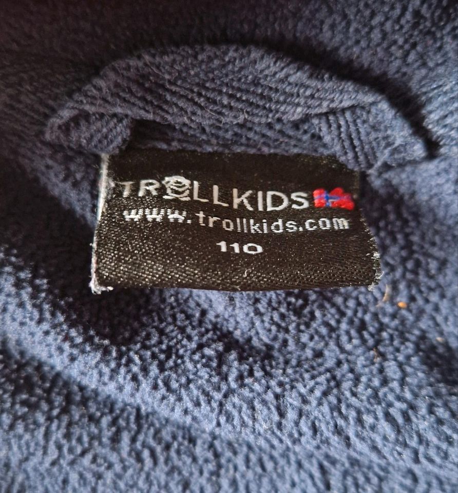 Trollkids Fleece Pullover in Größe 110 in Zülpich