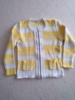 Strickjacke gelb weiß Sachsen - Pirna Vorschau