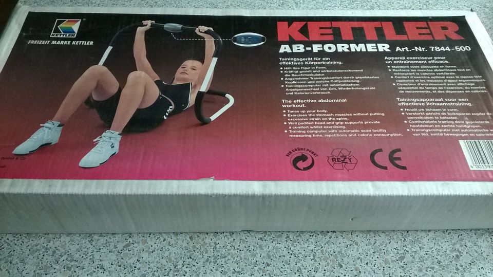 Fitness-AB-Former der Firma Kettler in Orginalverpackung in Rabenstein/Fläming