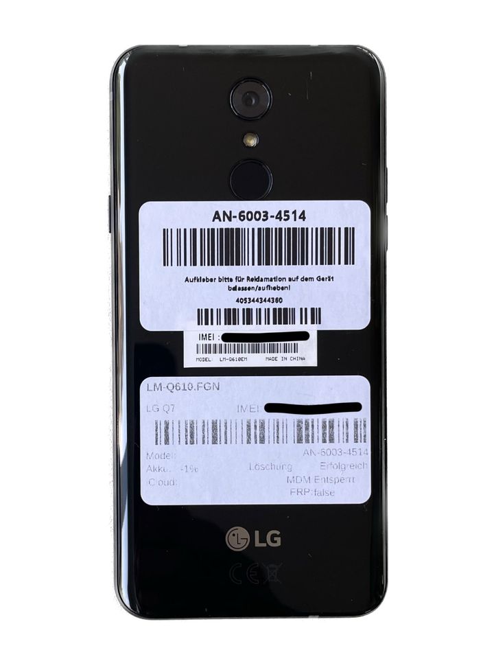 LG Q7 ⭐A-Ware/ 32 GB/ Aurora Black/ LM-Q610.FGN in Berlin
