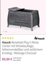 ●●☆ Hauck Reisebett NEU ☆●● Niedersachsen - Westerstede Vorschau