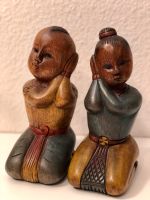 Antike Mahagoni Holz Handgeschnitzt bemalte Puppe Hessen - Wiesbaden Vorschau