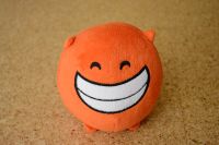 Imoji Stofftier Stoffball Emoji Orange 11 cm Kuscheltier Bayern - Freyung Vorschau