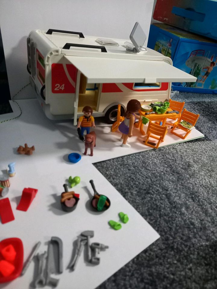 Playmobil-Summer fun Familien Caravan 5434 in Prödel