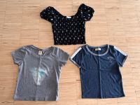 Hollister Crop Tops, Gr. XS, blau/grau/schwarz Nordrhein-Westfalen - Telgte Vorschau